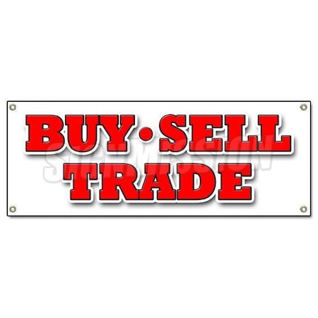 Signmission BUY SELL TRADE BANNER SIGN pawn shop signs games fast cash we comic books B-Buy Sell Trade
